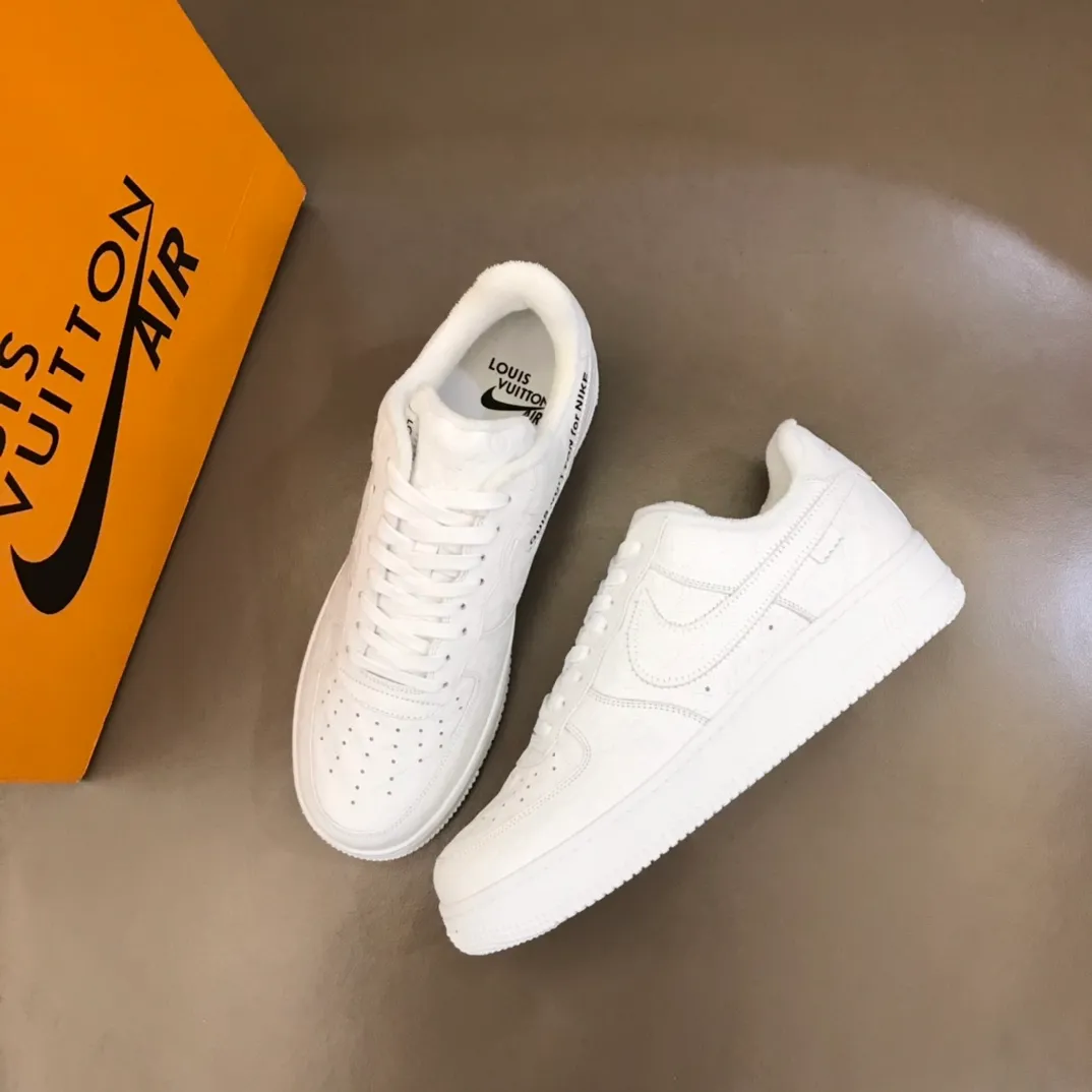Men's shoes💰p440 "*oui* Vuitto*" x OFF-WHITE x Nike three-party collaboration! Trendy and cool men's casual sports shoes with unrivaled color matching. The design idea basically continues the style of THE TEN. The Swoosh line and tongue label have a very familiar visual effect and are both fashionable and trendy! A must-have for fashionistas! The effect on your feet is absolutely stunning! Size: 38-45